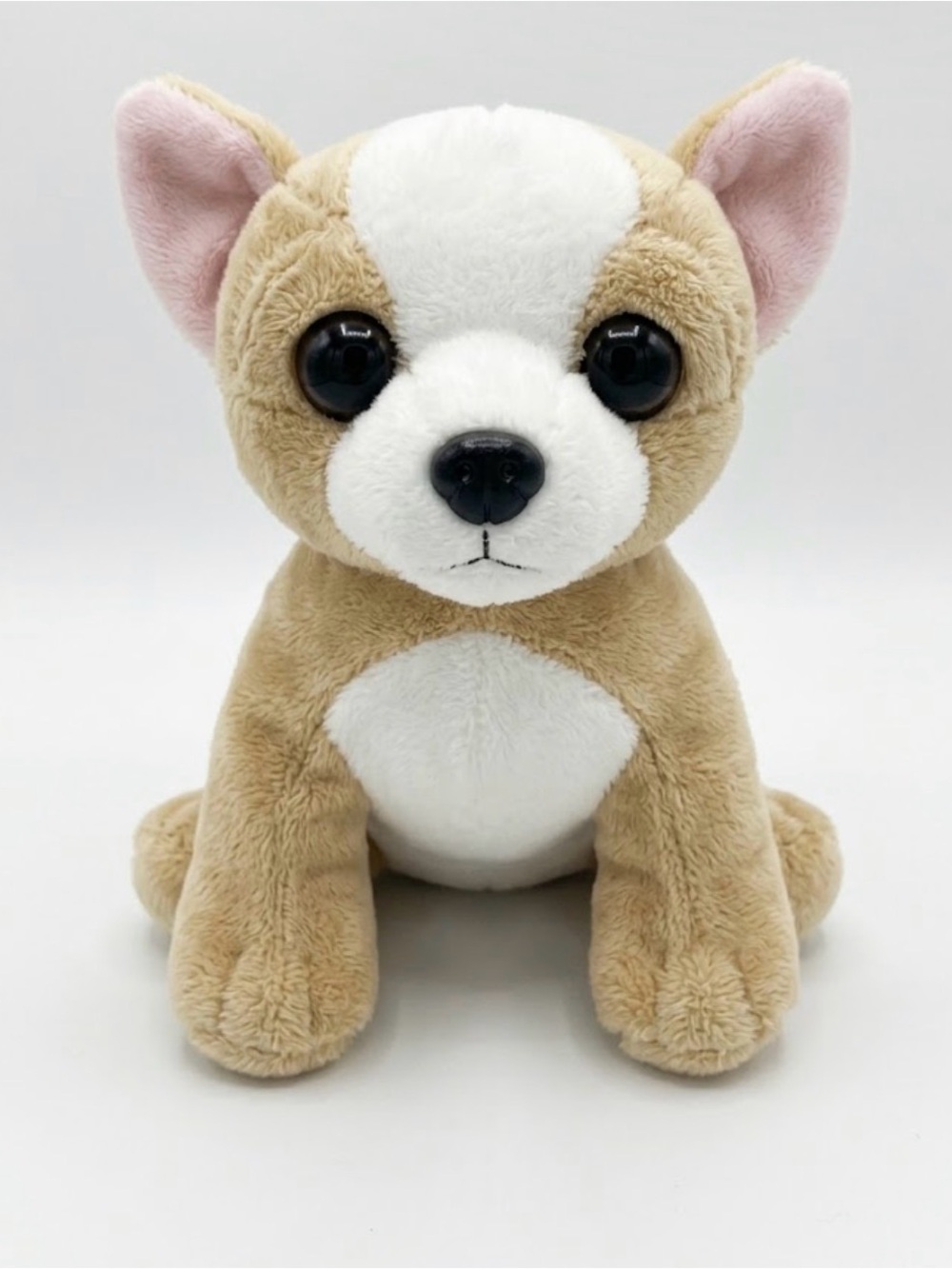 GANZ Webkinz Lil’ Kinz Chihuahua Plush Dog Tan & White Puppy Stuffed Animal